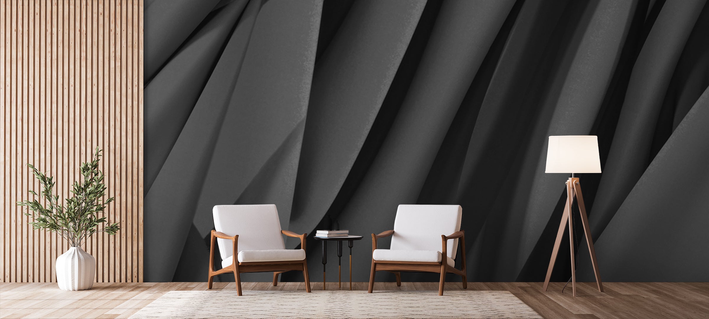 Image of Coutres Gris Made to Measure Mural
