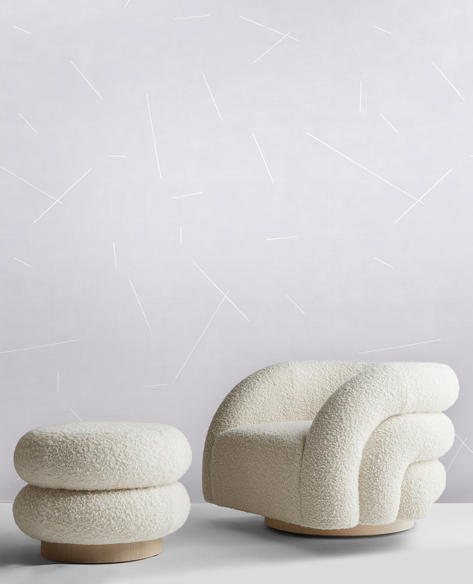 Image of CRISS CROSS IN QUARTZ - Quick Ship - Wallpaper