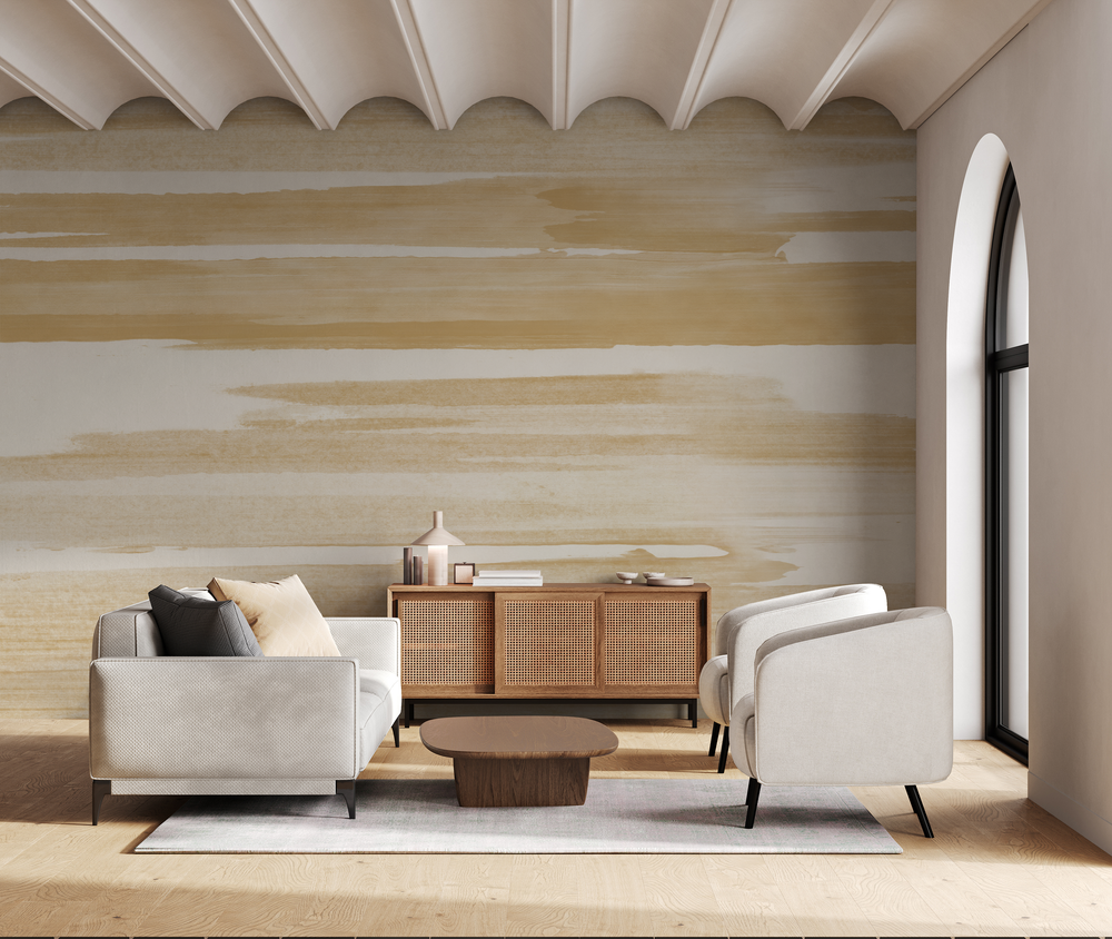 Crystal Cove in Harvest - Wallpaper Mural - Quick Ship