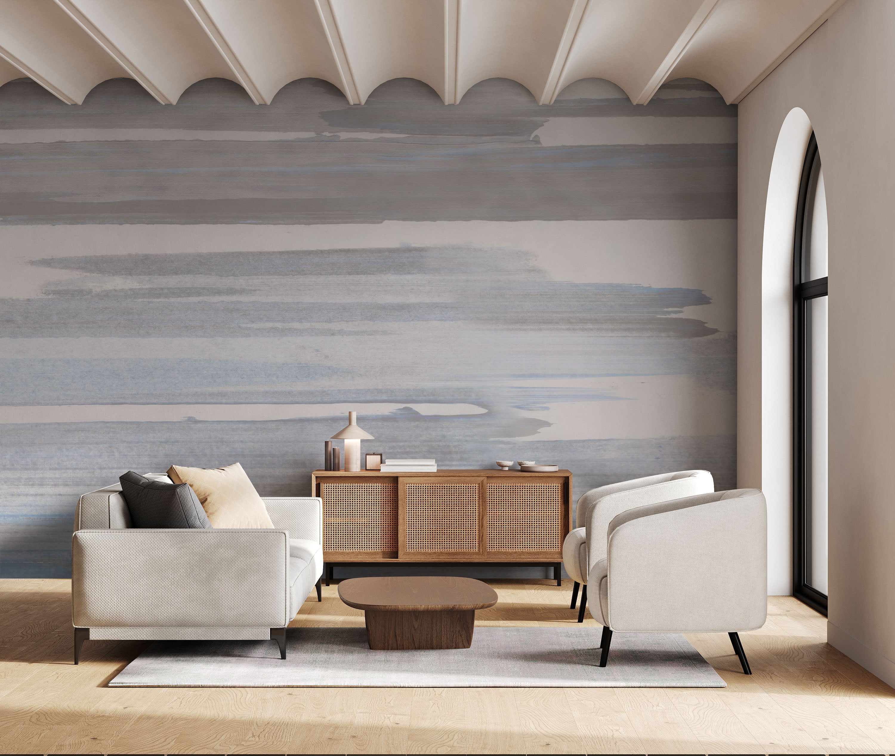 Image of Crystal Cove in Aura - Wallpaper Mural - Quick Ship