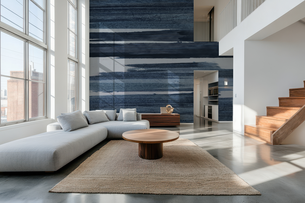 Crystal Cove in Midnight - Wallpaper Mural - Quick Ship