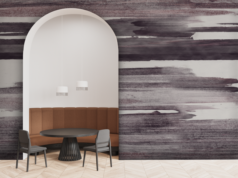 Crystal Cove in Orchid Mist - Wallpaper Mural - Quick Ship