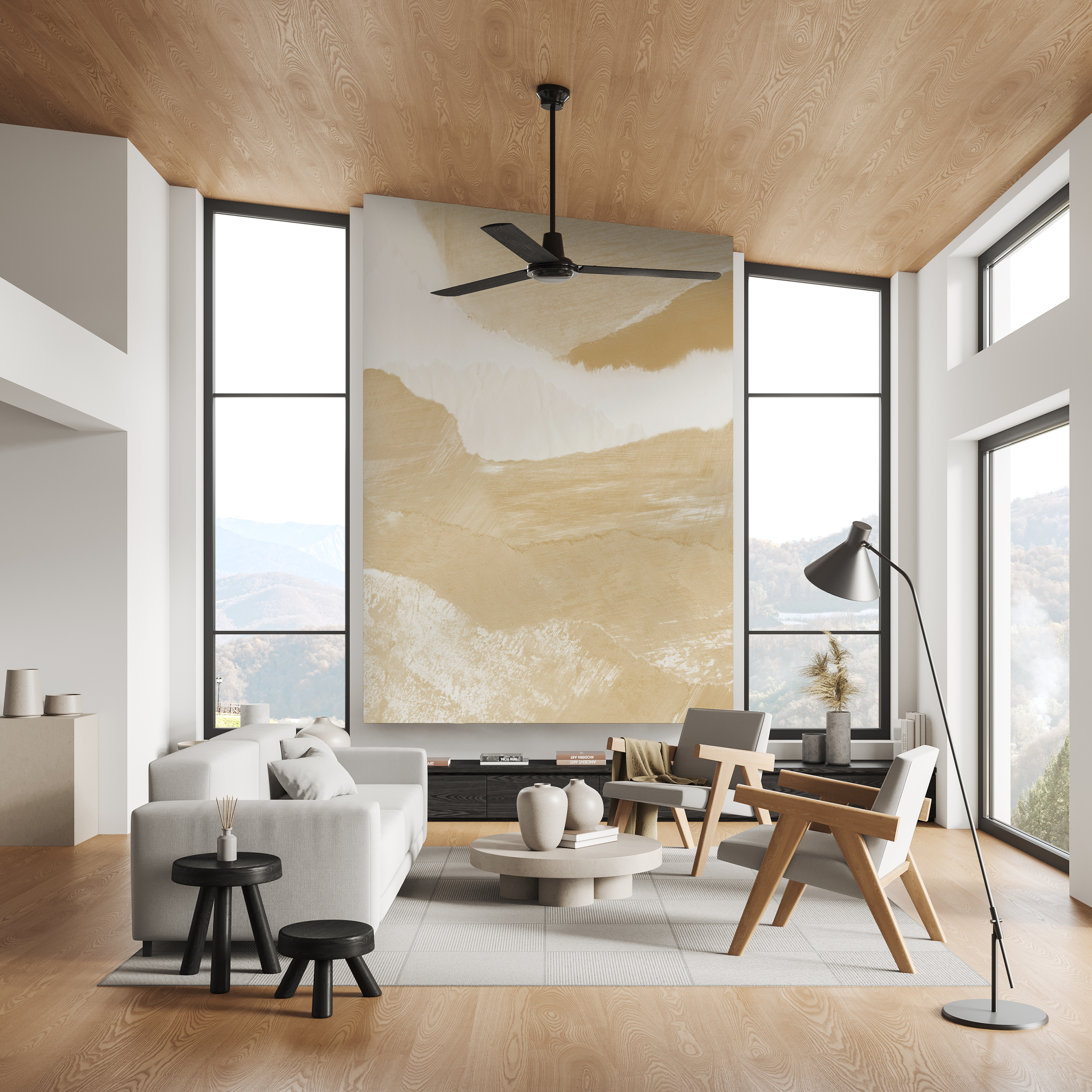 Image of Death Valley in Harvest - Wallpaper Mural - Quick Ship