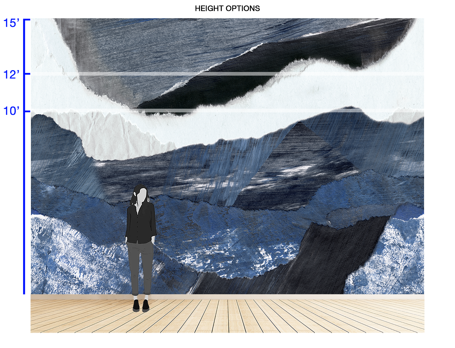 Image of Death Valley in Midnight - Wallpaper Mural - Quick Ship