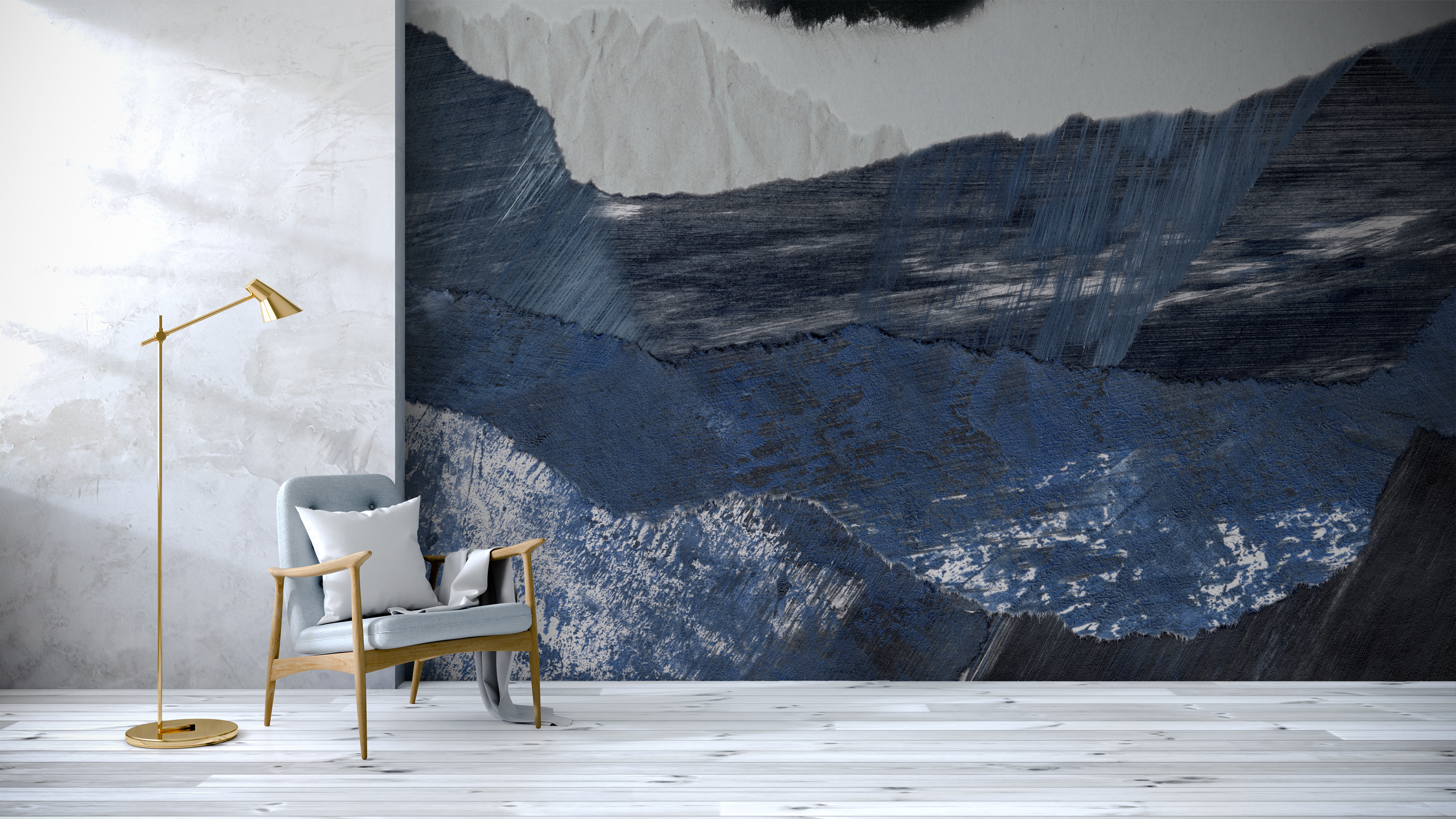 Image of Death Valley in Midnight - Wallpaper Mural - Quick Ship