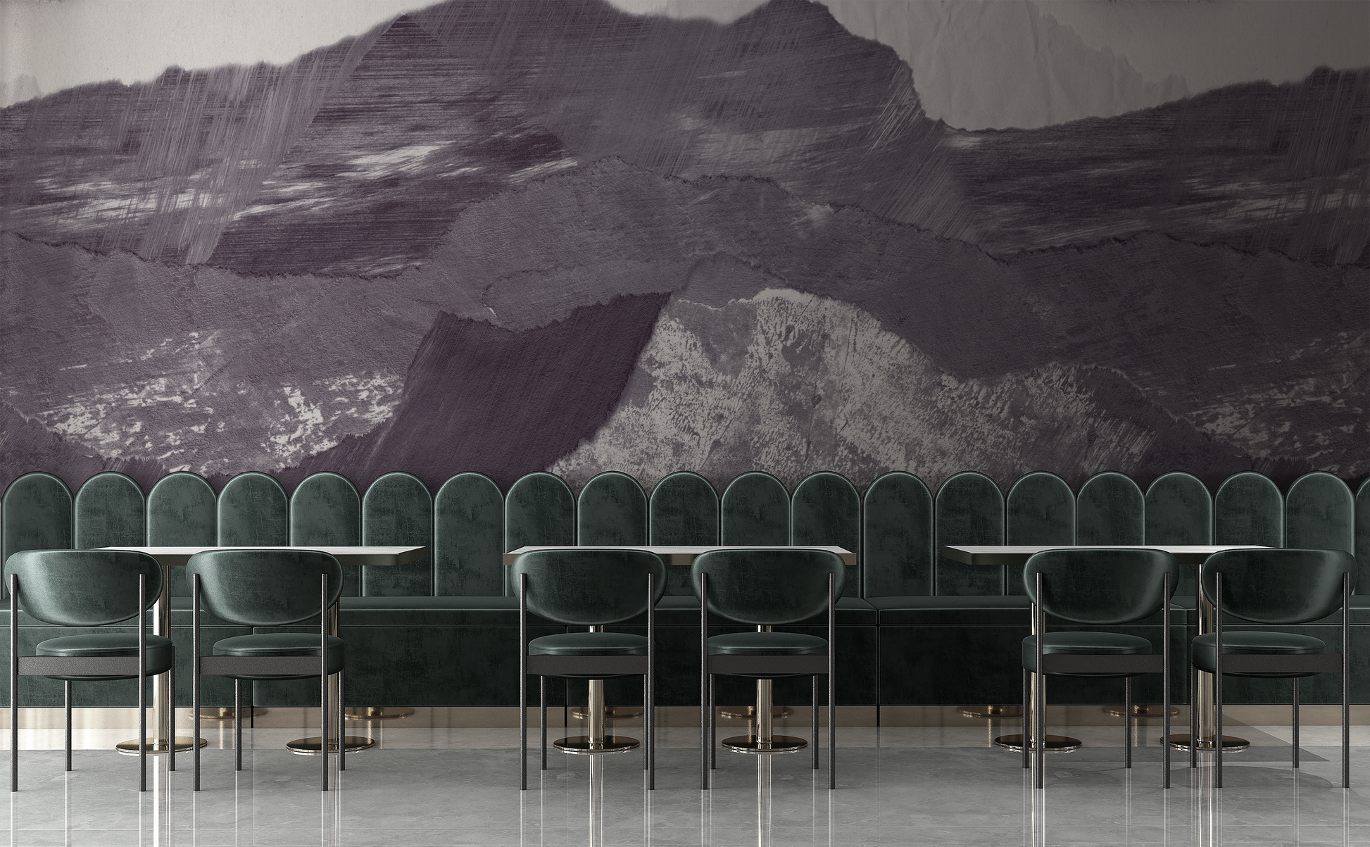 Death Valley in Orchid Mist - Wallpaper Mural - Quick Ship