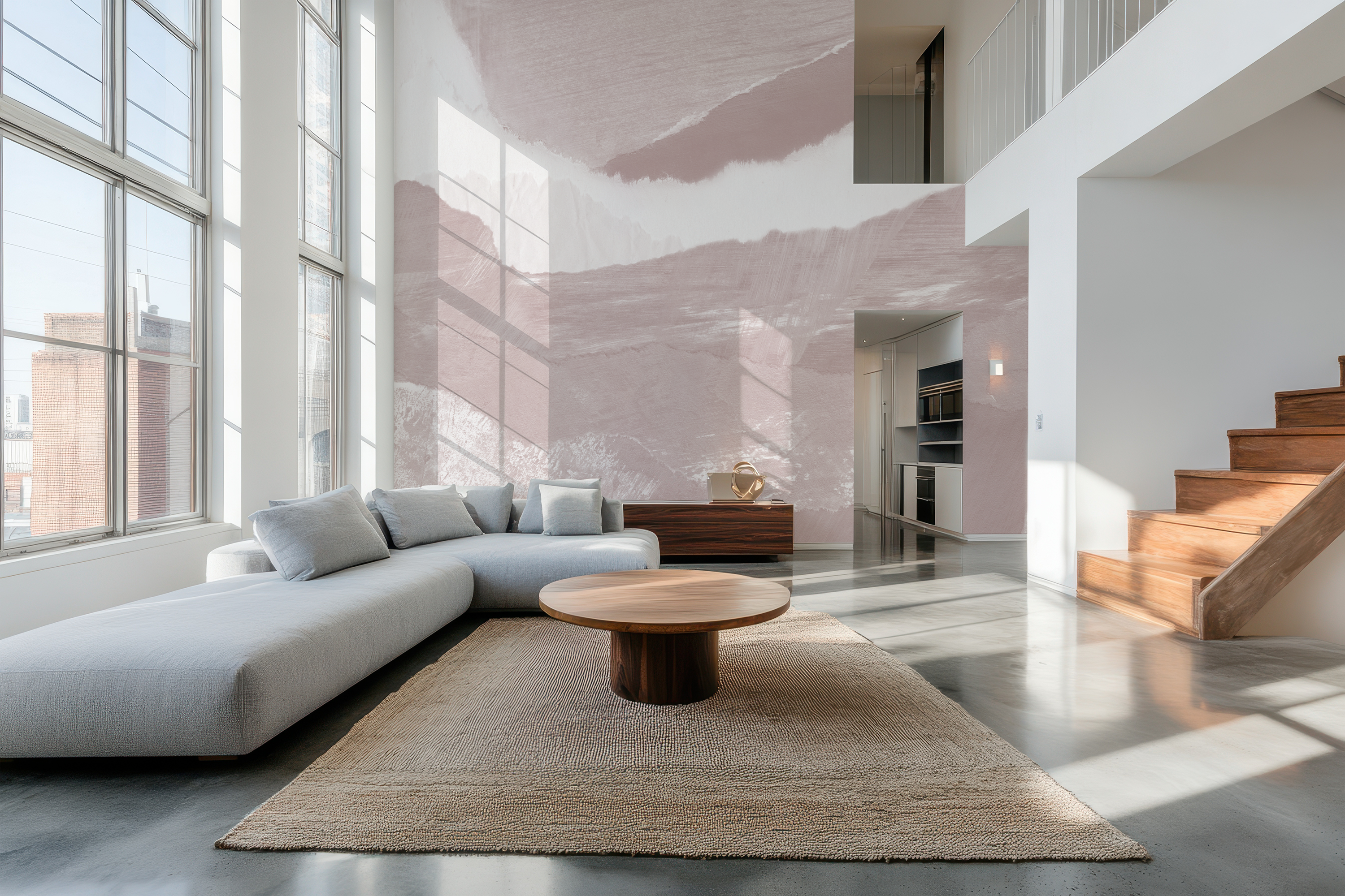 Image of Death Valley in Rosewater - Wallpaper Mural - Quick Ship