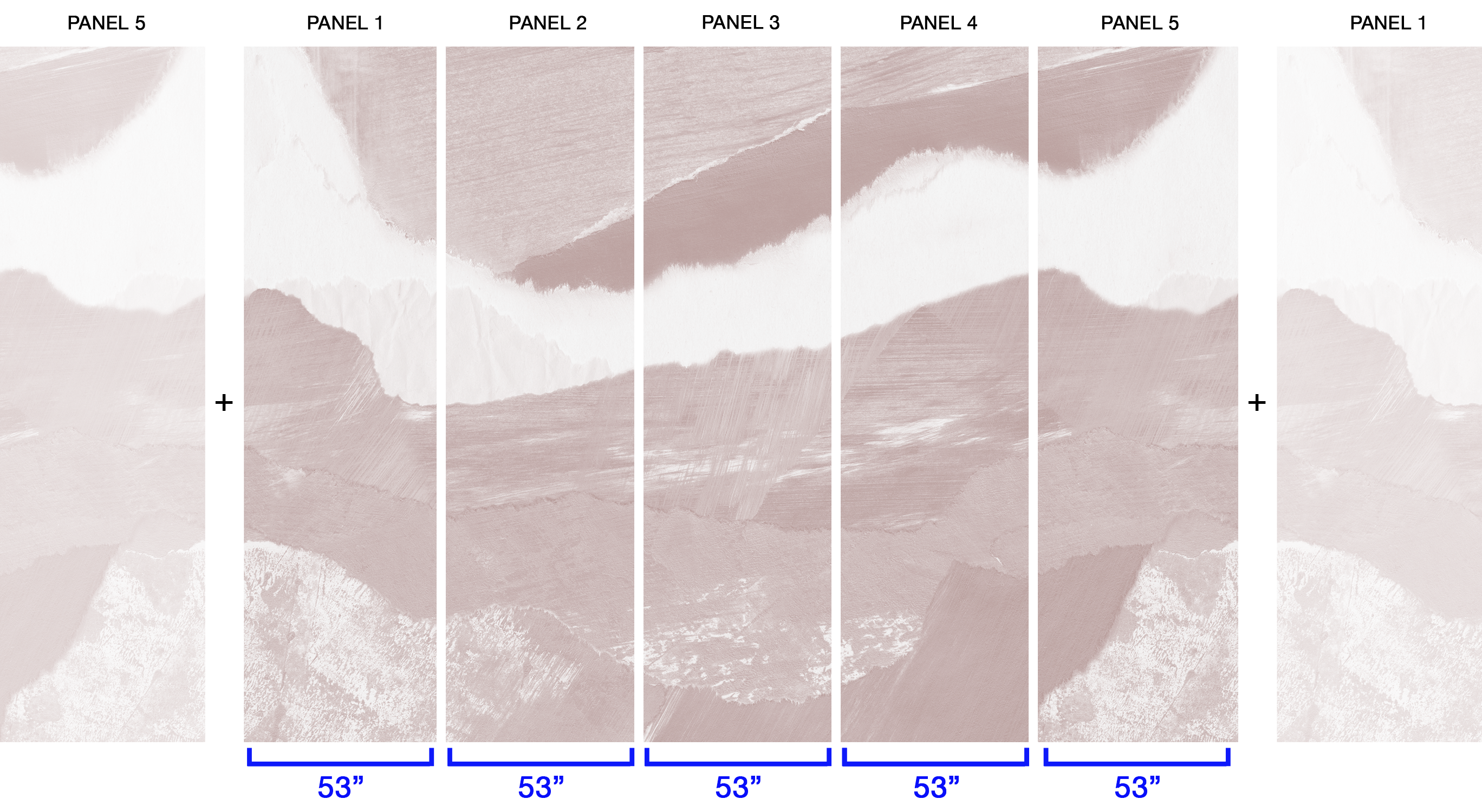 Image of Death Valley in Rosewater - Wallpaper Mural - Quick Ship