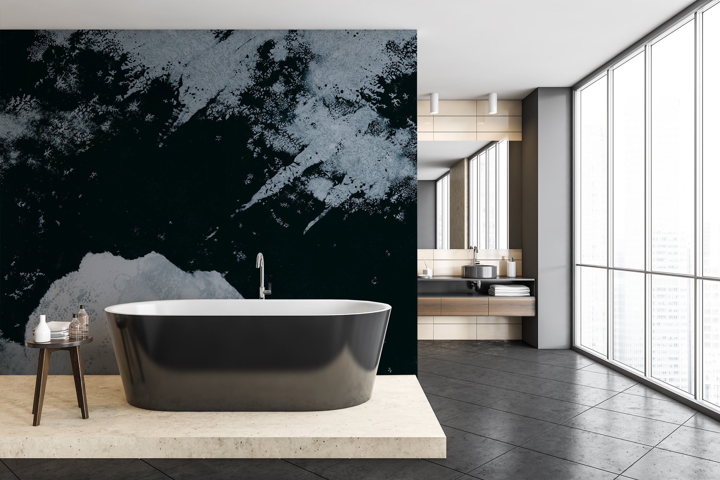 Image of Deception in Night Made to Measure Mural