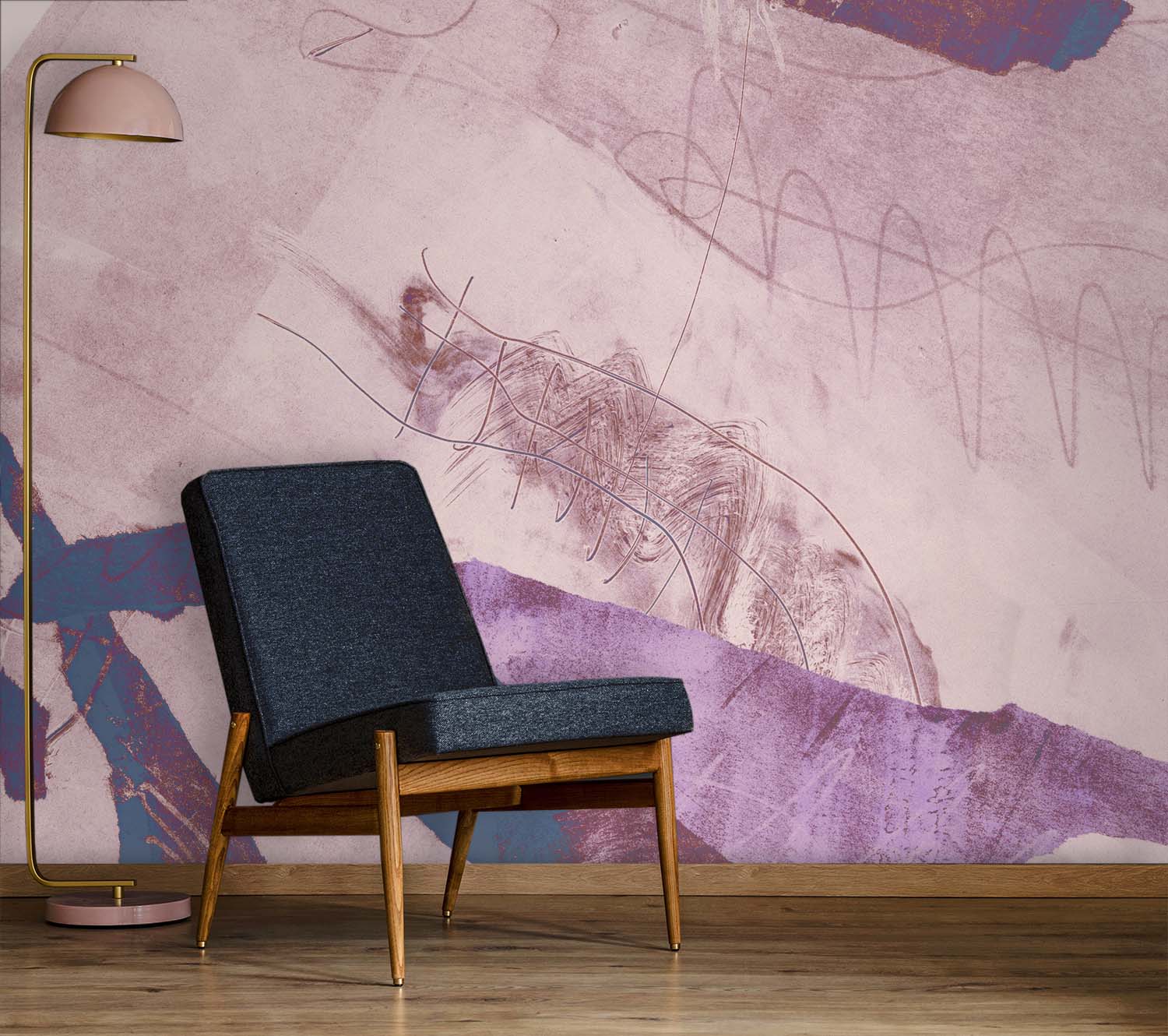 Image of Deconstructed Feelings in Aster Made to Measure Mural