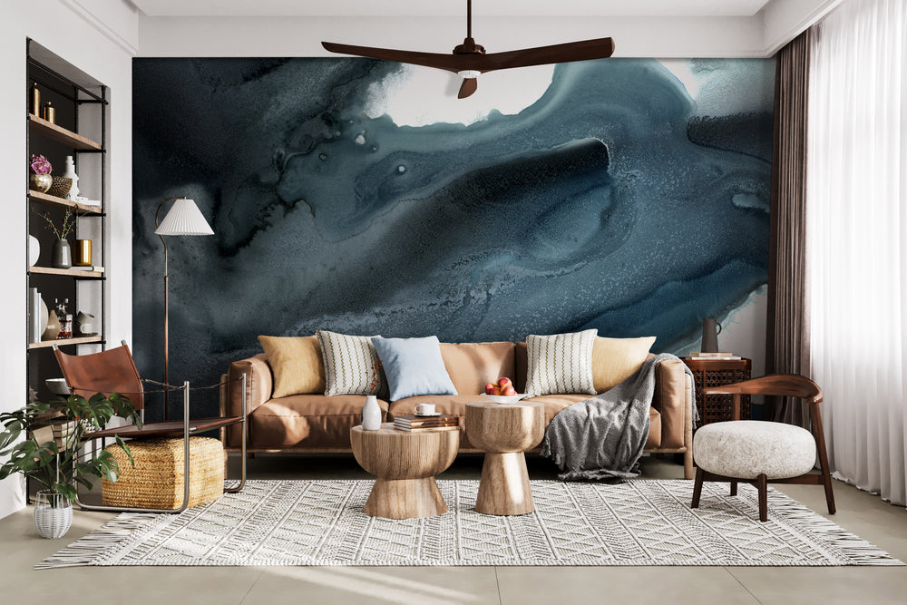 Deep Azure Made to Measure Mural