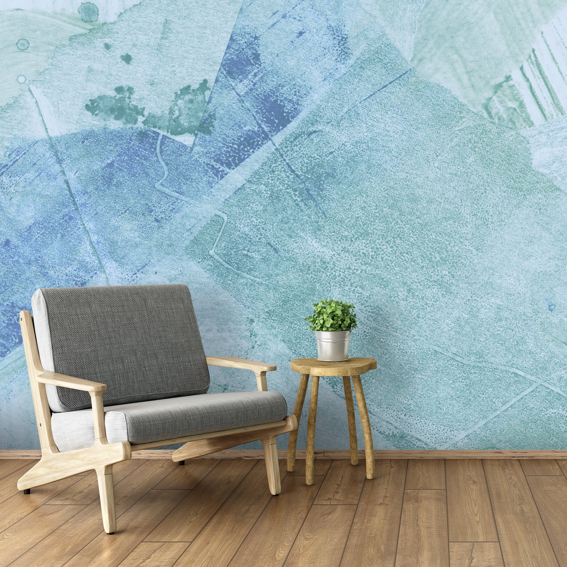 Image of Disassembled in Aegean Made to Measure Mural