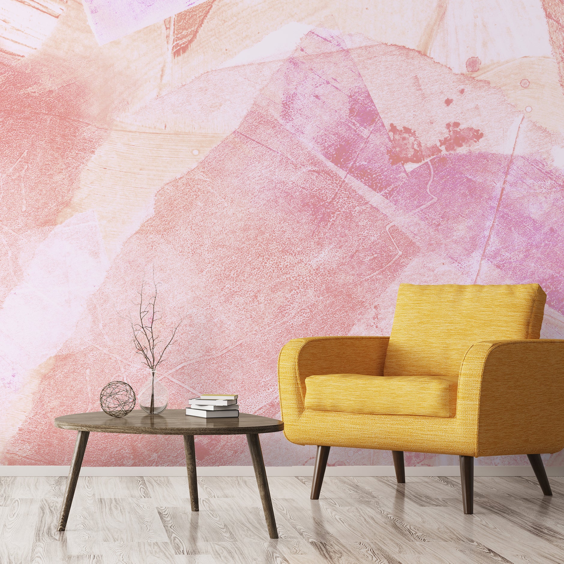 Image of Disassembled in Freesia Made to Measure Mural