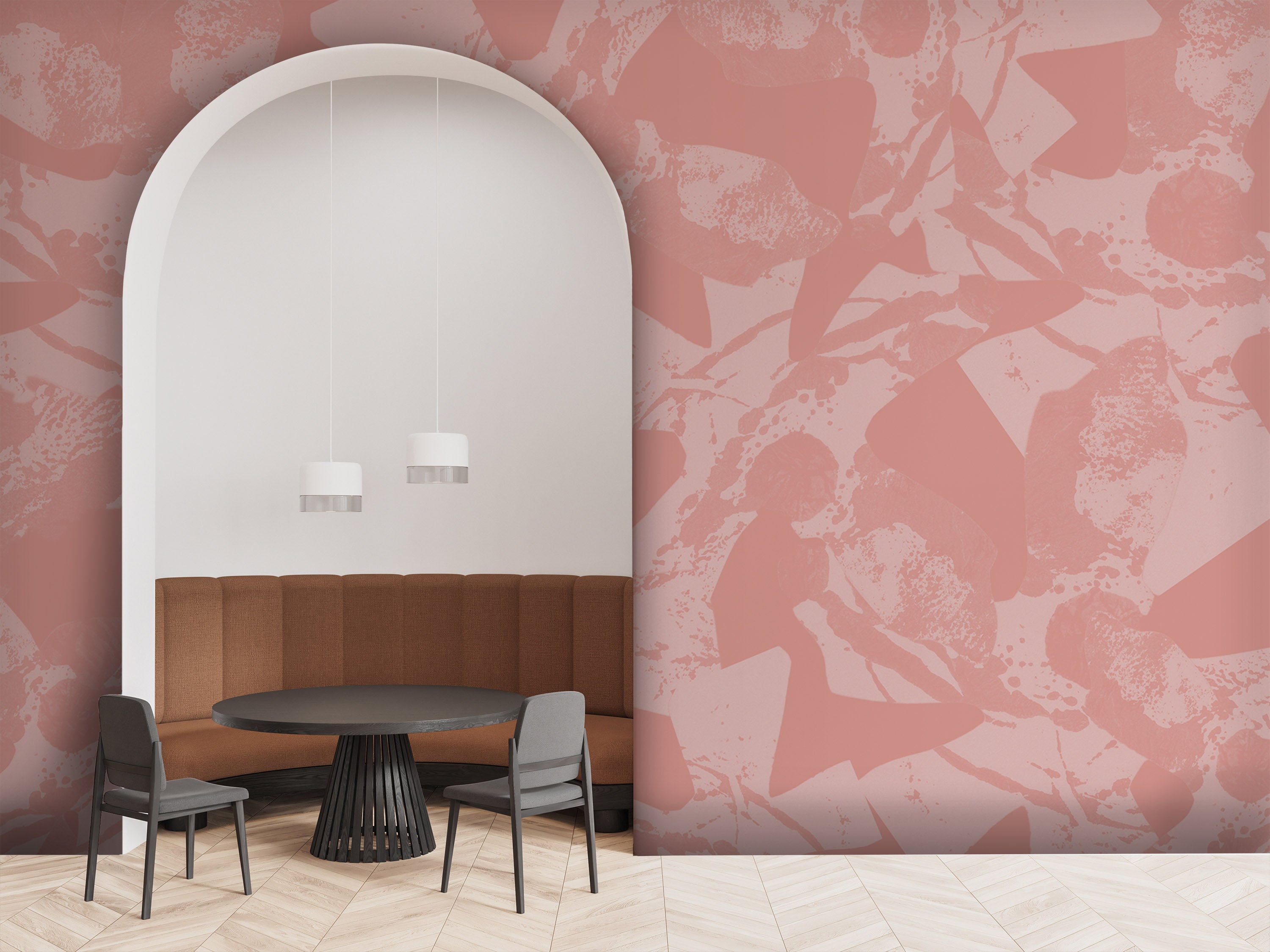 Image of Discord in Blush Made to Measure Mural