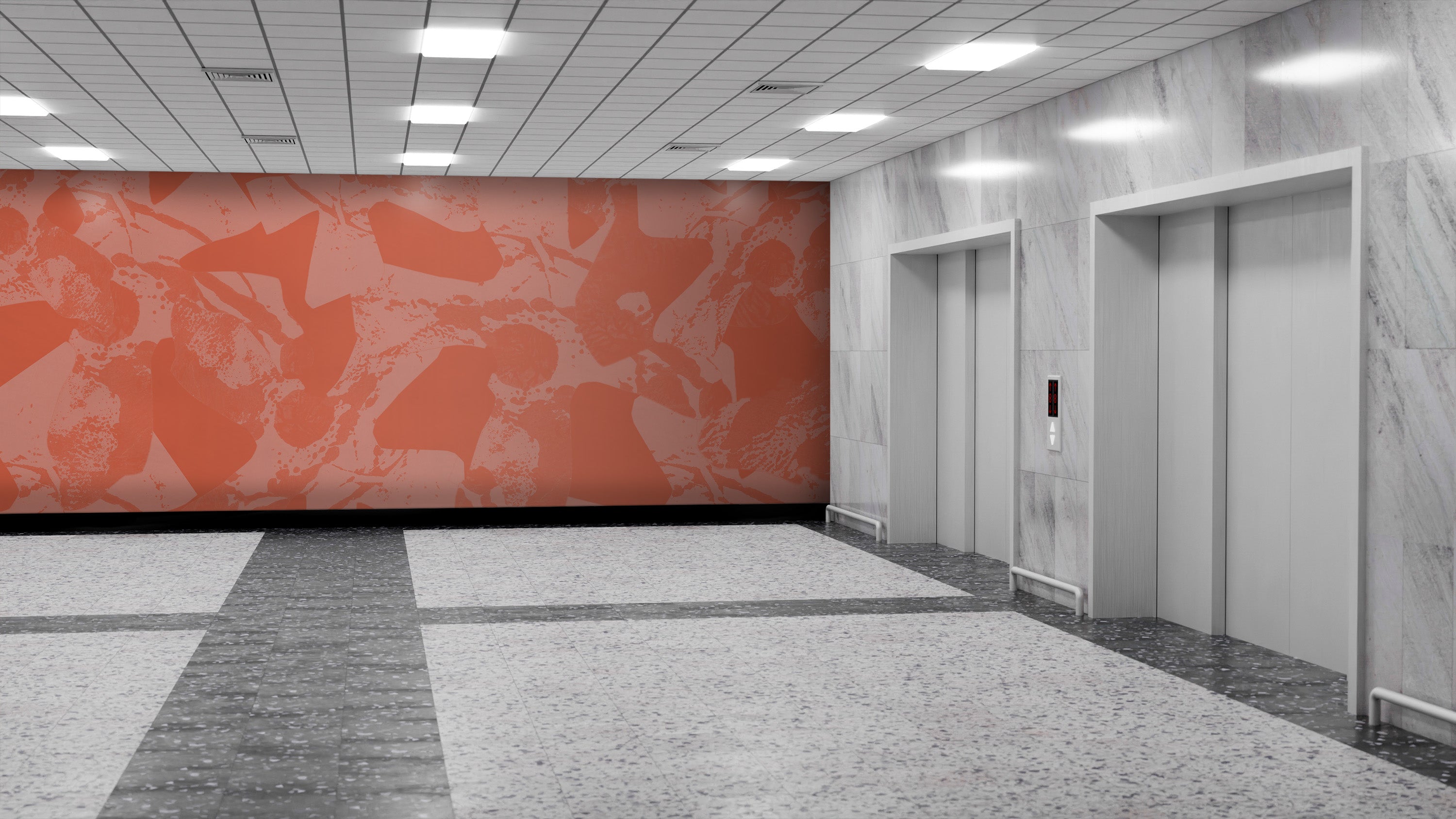 Image of Discord in Ginger Made to Measure Mural