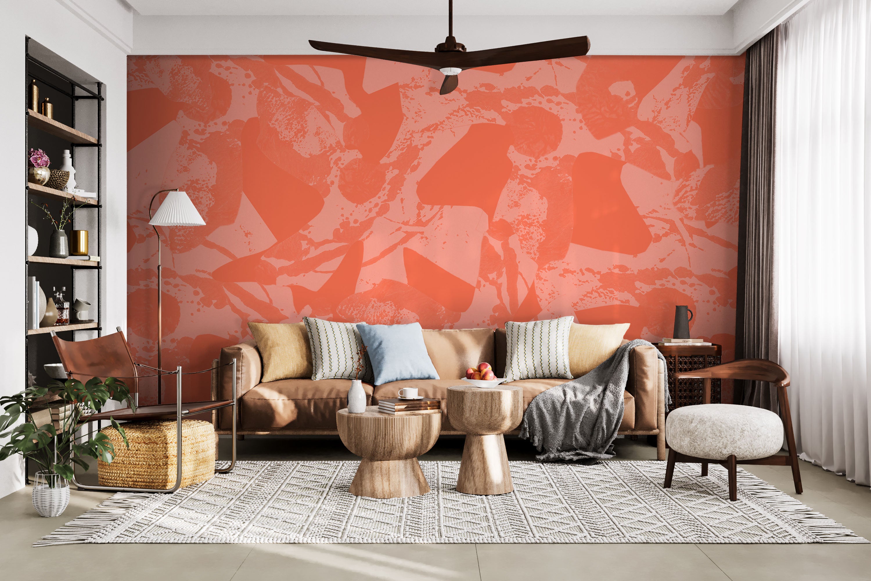 Image of Discord in Ginger Made to Measure Mural