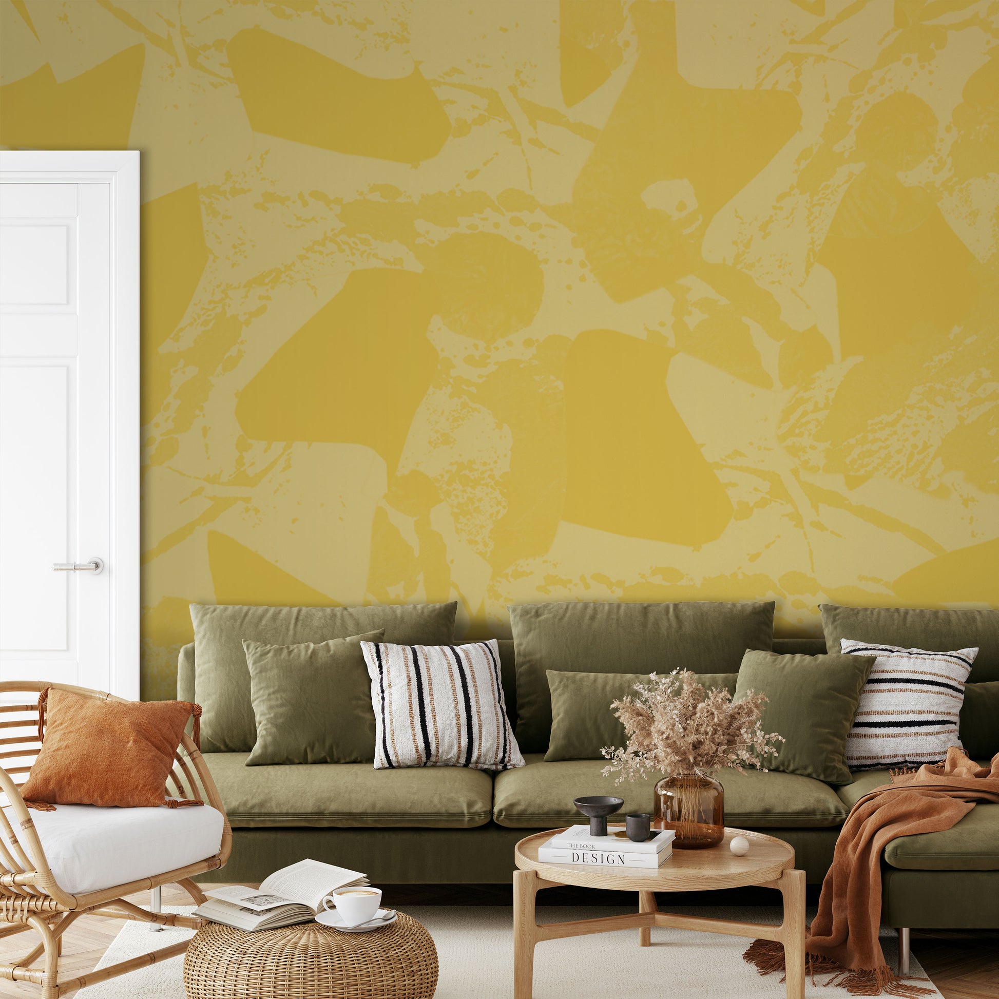 Discord in Marigold Made to Measure Mural