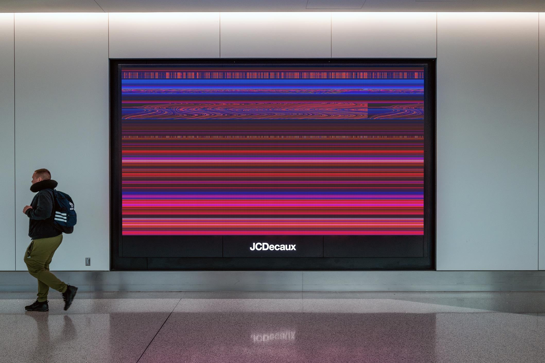 Image of Disruptive in Purple - Wallpaper Mural - Quick Ship