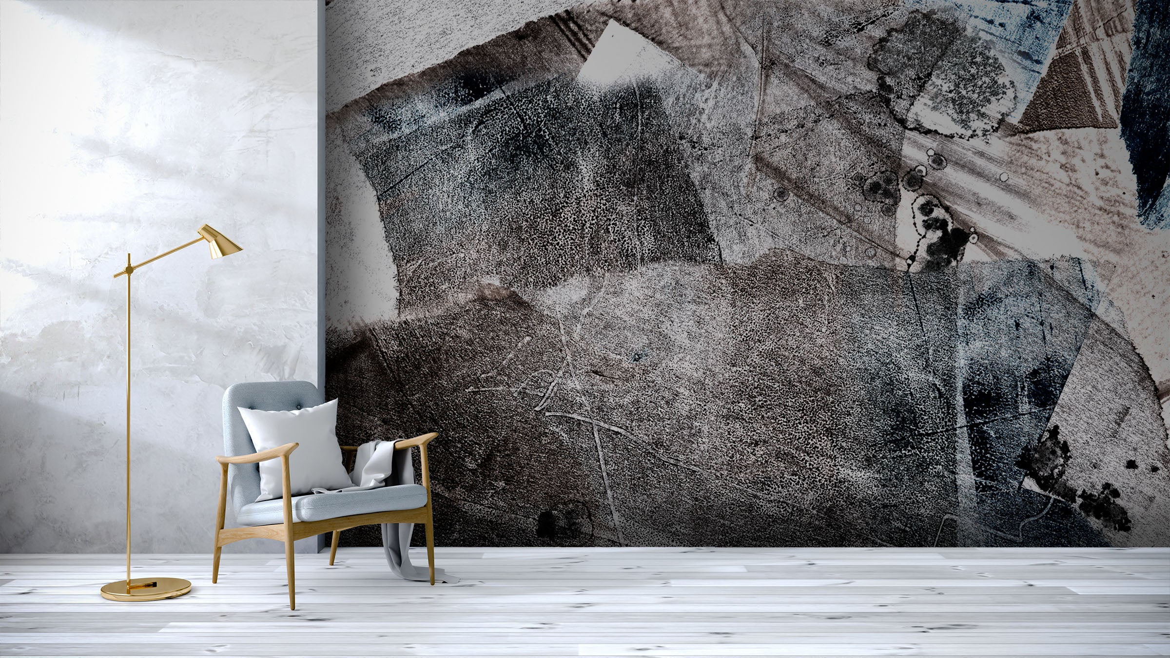 Image of Distortion in Night Made to Measure Mural