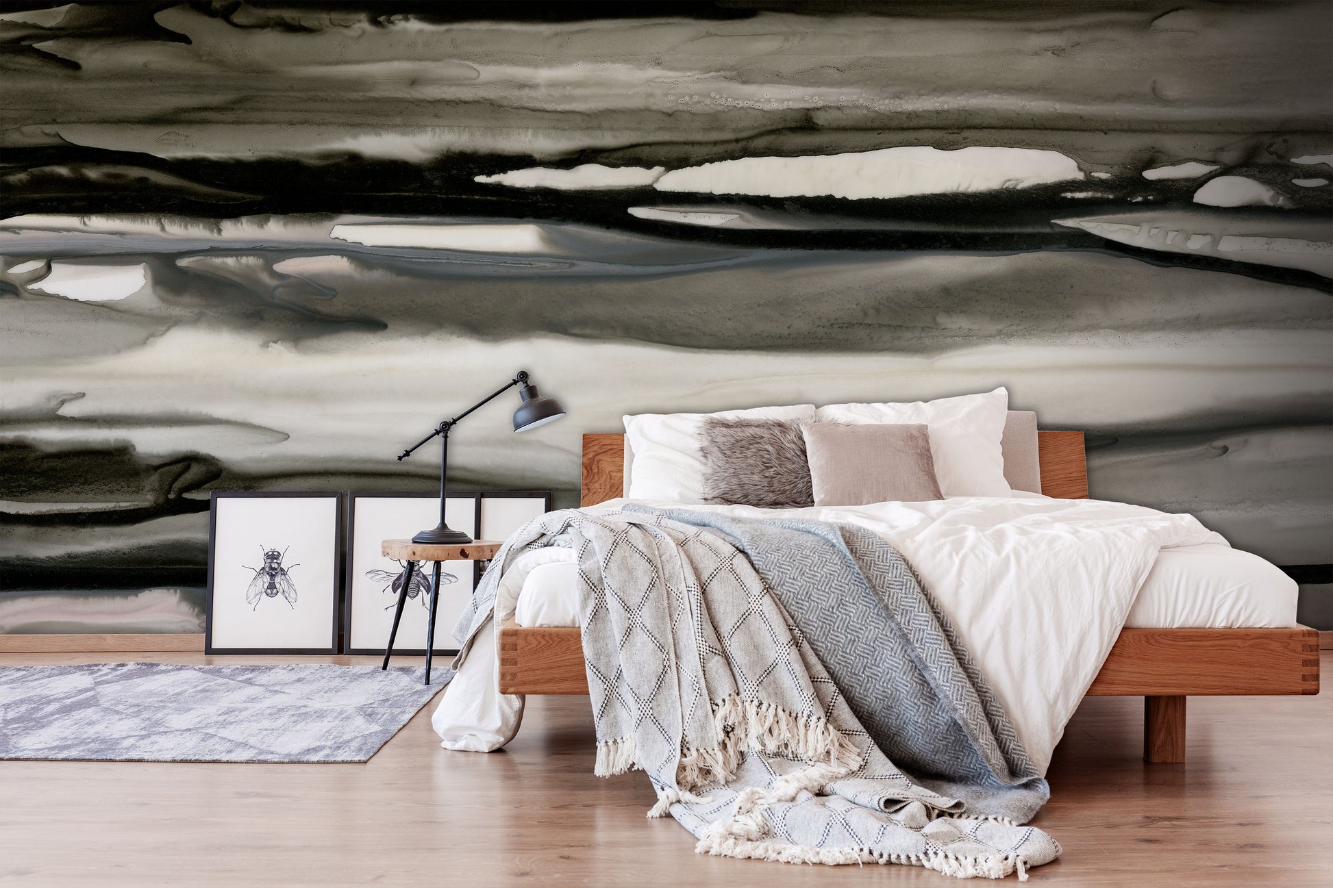 Drips in Black A Made to Measure Mural