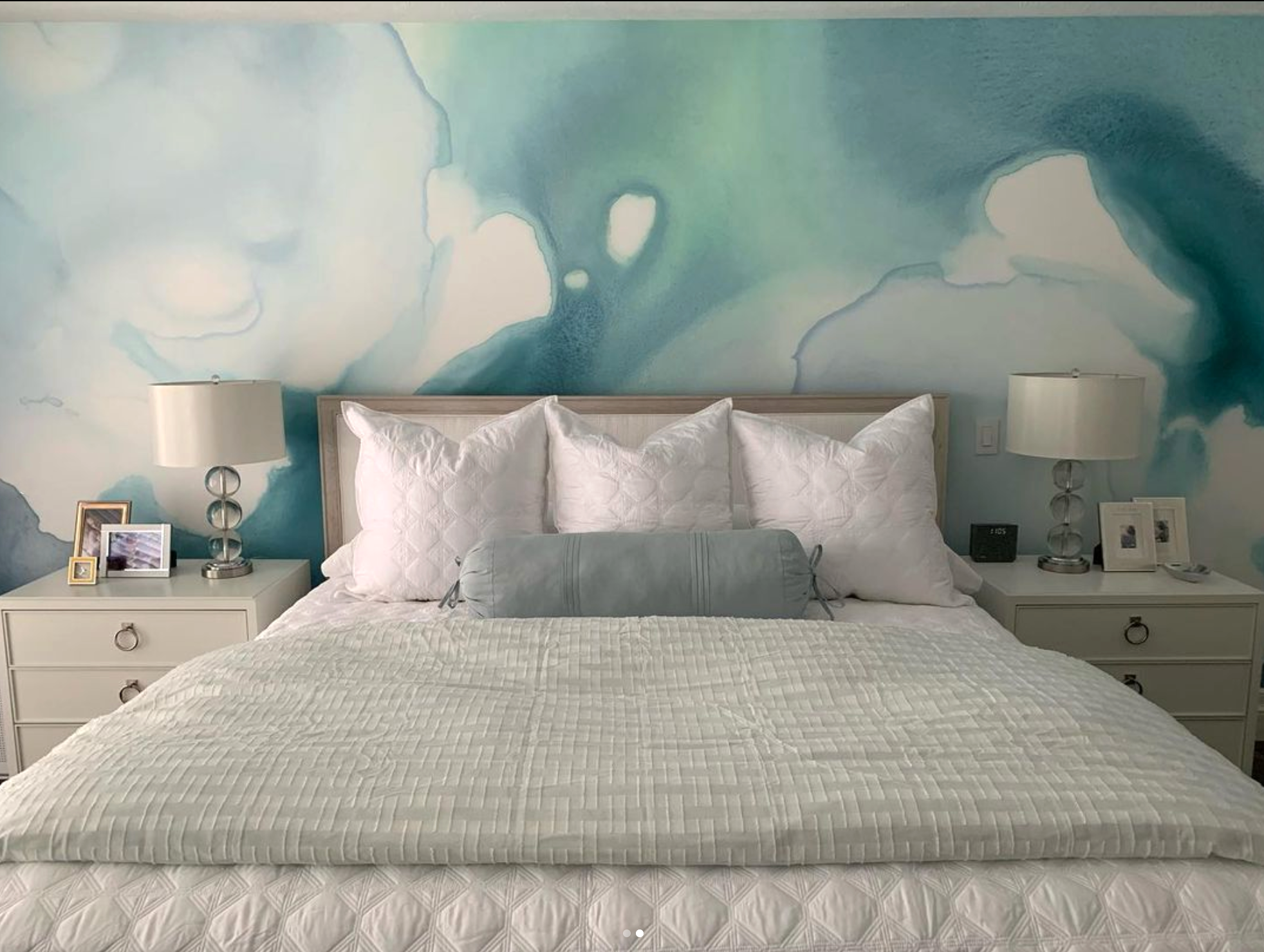 Image of EKB Light Blue Made to Measure Mural