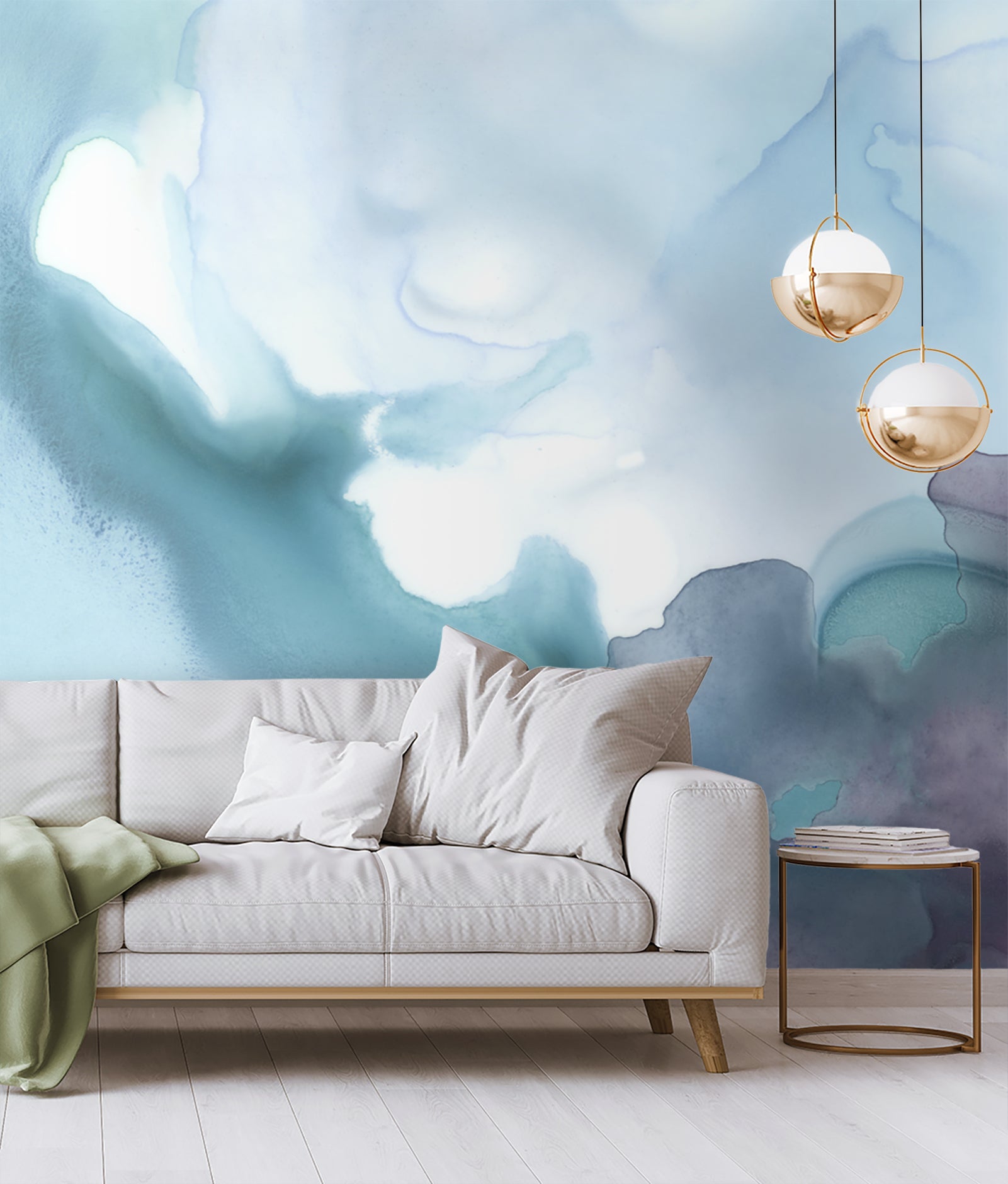 EKB Light Blue Made to Measure Mural