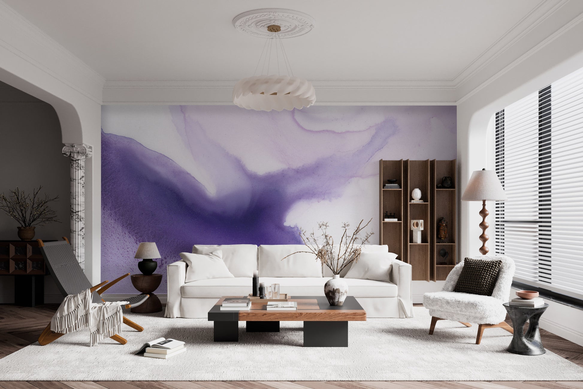 EKB Purple Made to Measure Mural