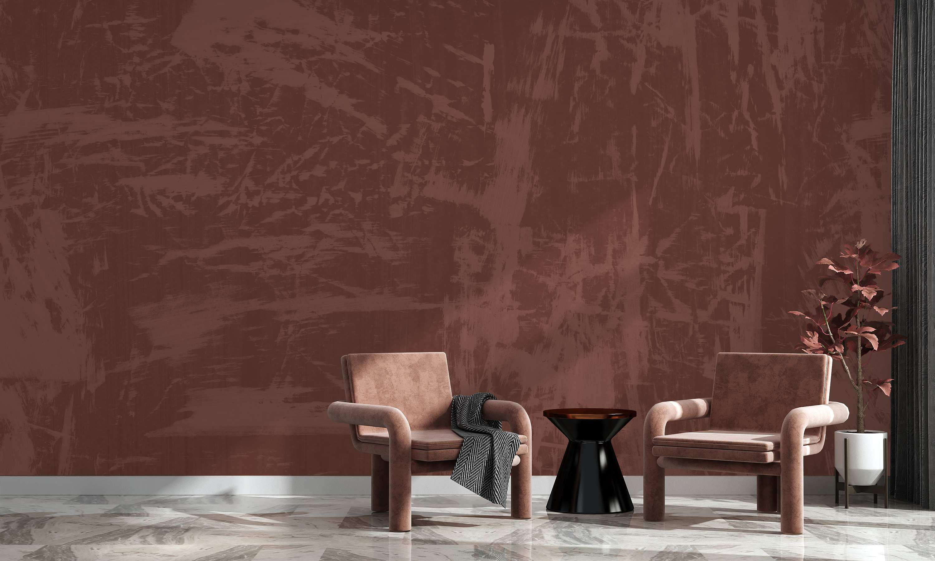 Image of El Capitan in Cinnabar - Wallpaper Mural - Quick Ship