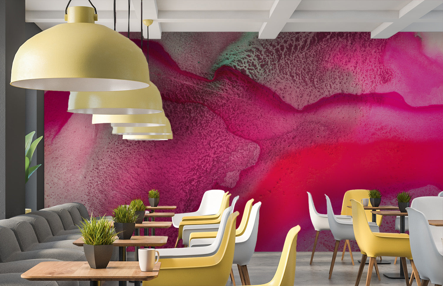 Image of Electric Pink Made to Measure Mural