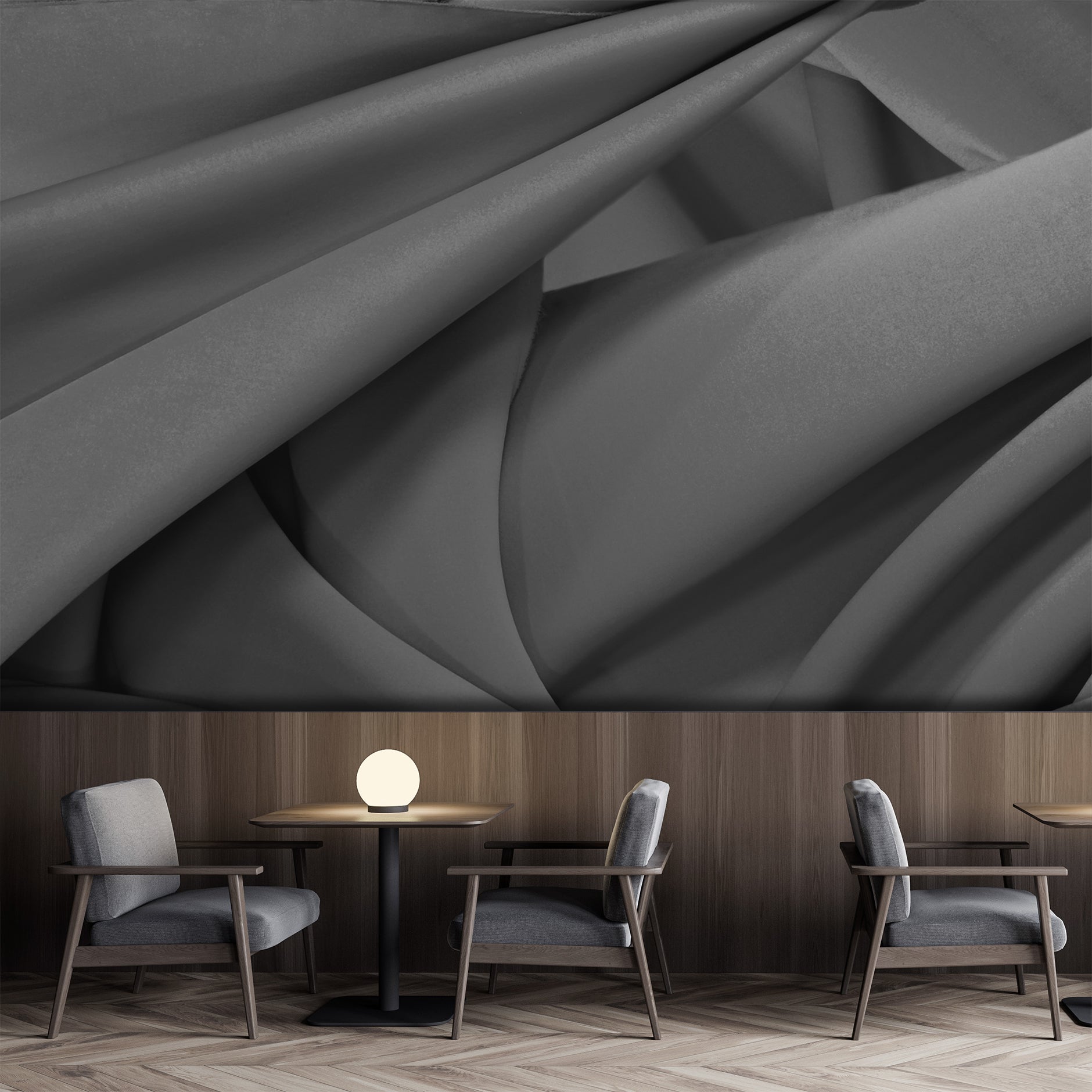 Image of Emmaucher Gris Made to Measure Mural