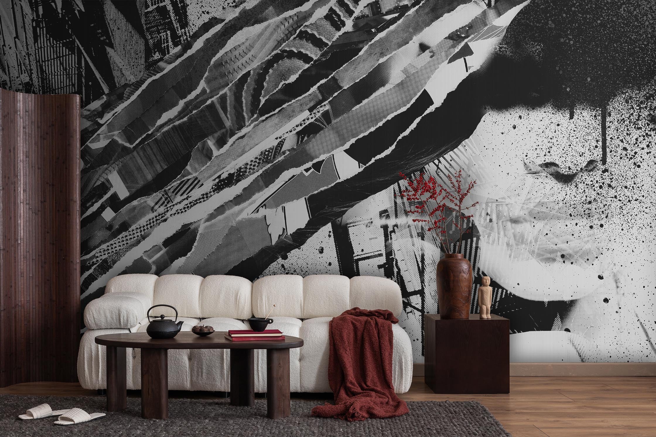 Image of Female Gaze - Wallpaper Mural - Quick Ship