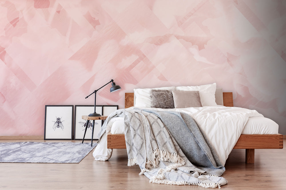 Floret Askew in Blush Made to Measure Mural