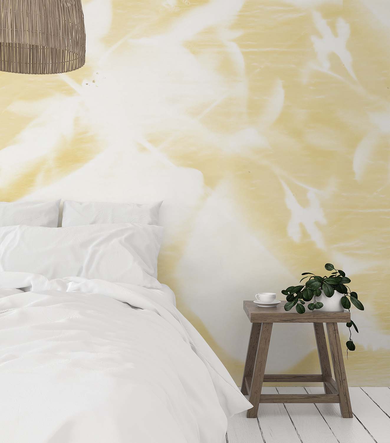 Flourish in Marigold Made to Measure Mural
