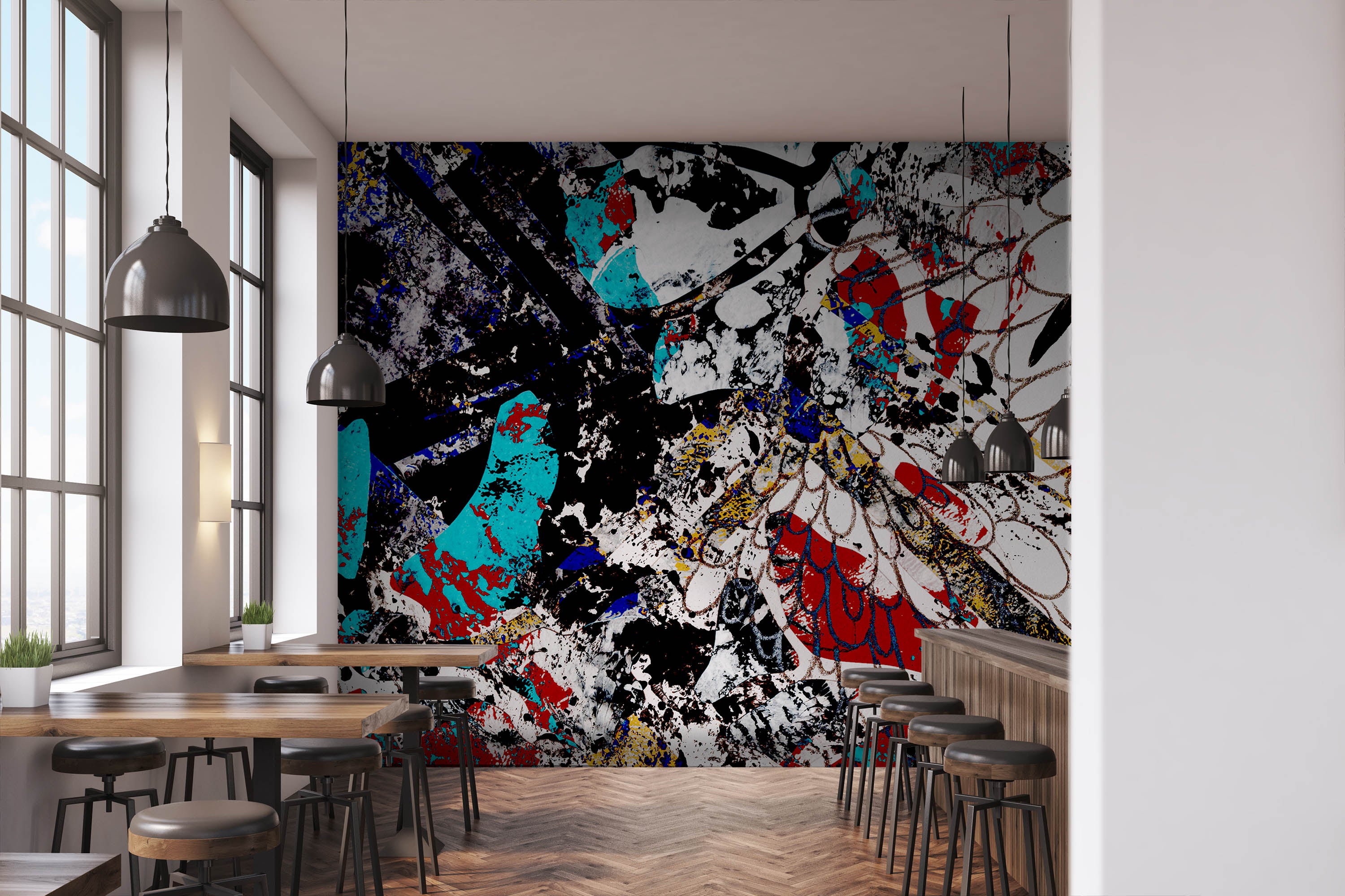 Image of Fracas Made to Measure Mural