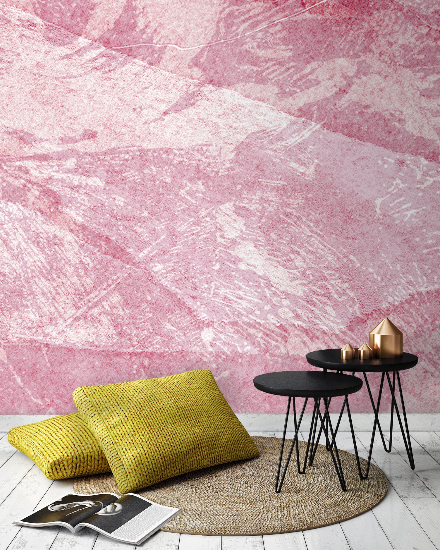 Image of Freeform in Freesia Made to Measure Mural