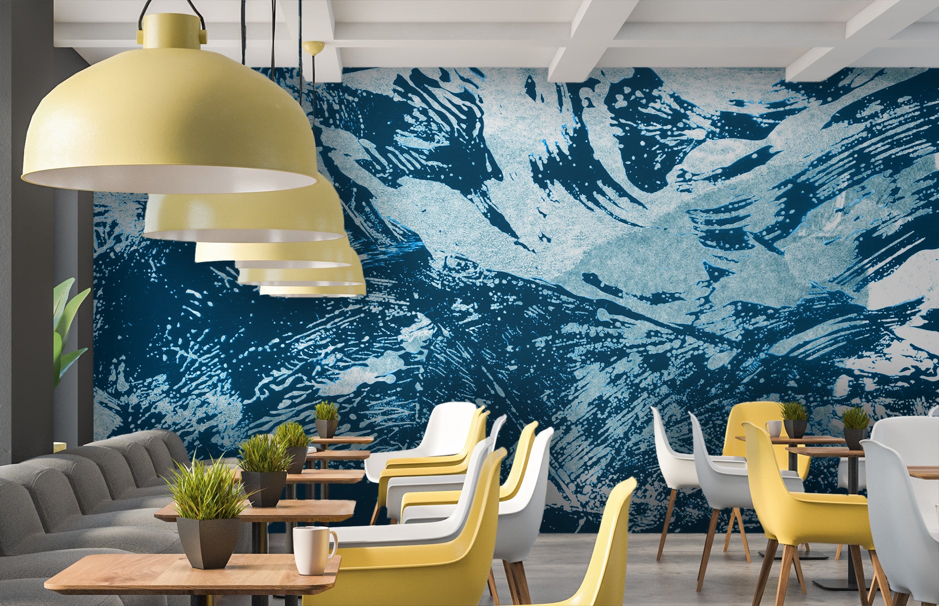 Image of Freeform in Monsoon Made to Measure Mural