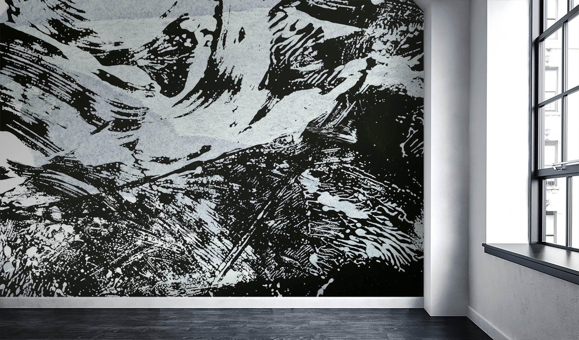 Image of Freeform in Night Made to Measure Mural