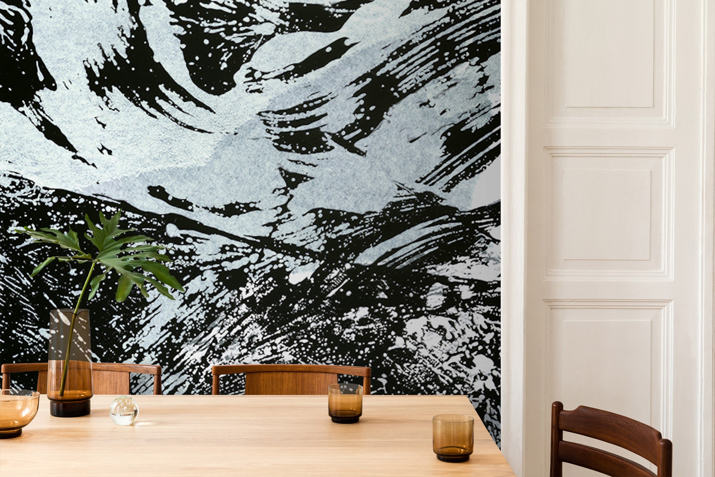 Image of Freeform in Night Made to Measure Mural