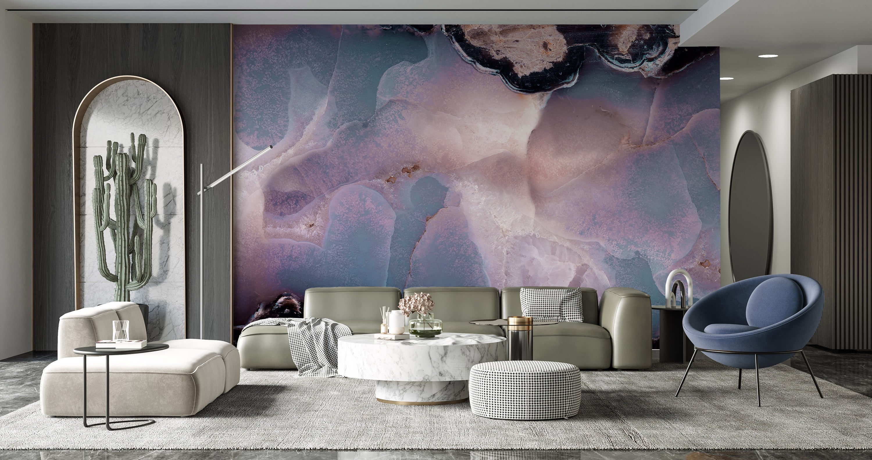 Image of Gamma in Seafoam - Quick Ship Mural