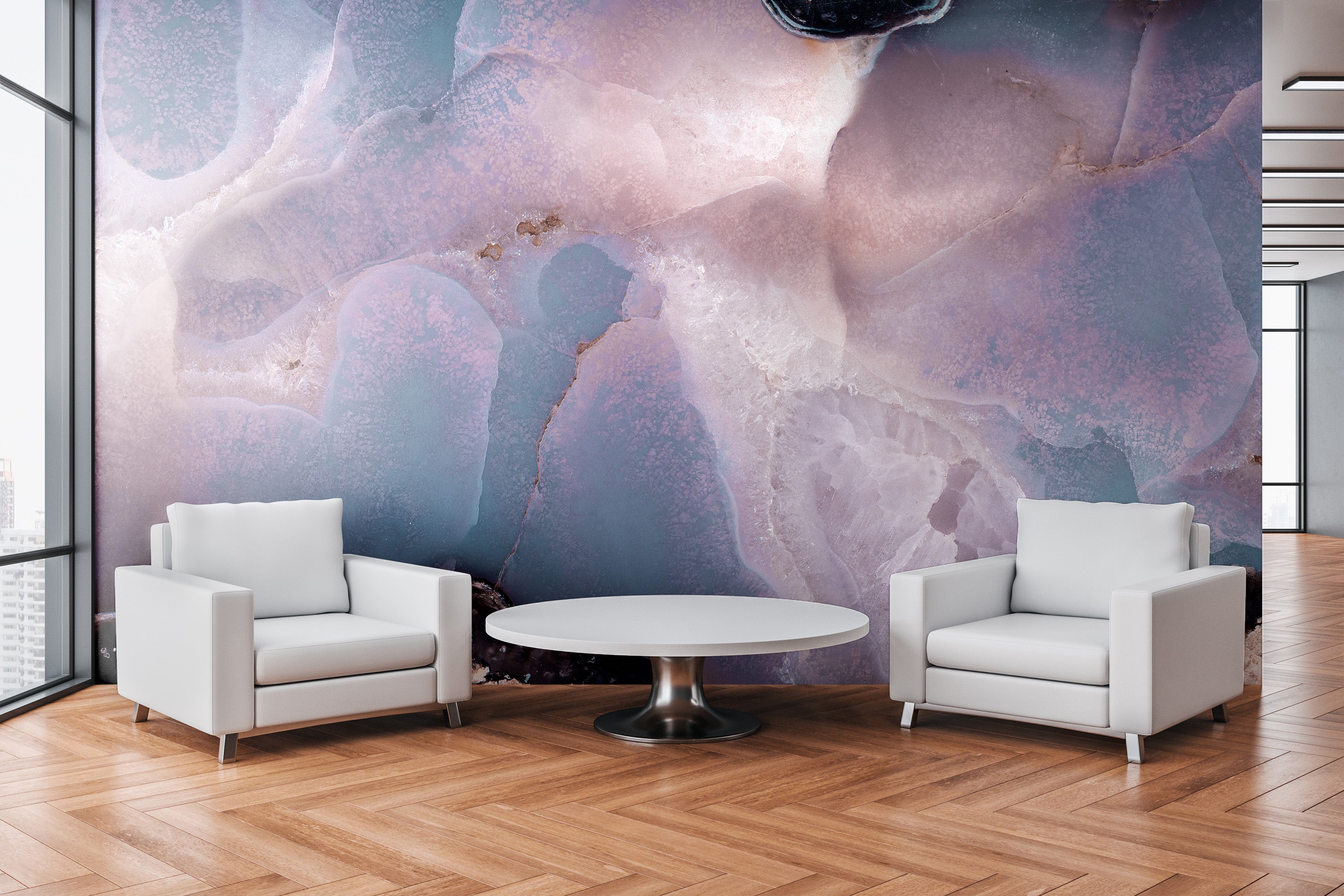 Image of Gamma in Seafoam - Quick Ship Mural