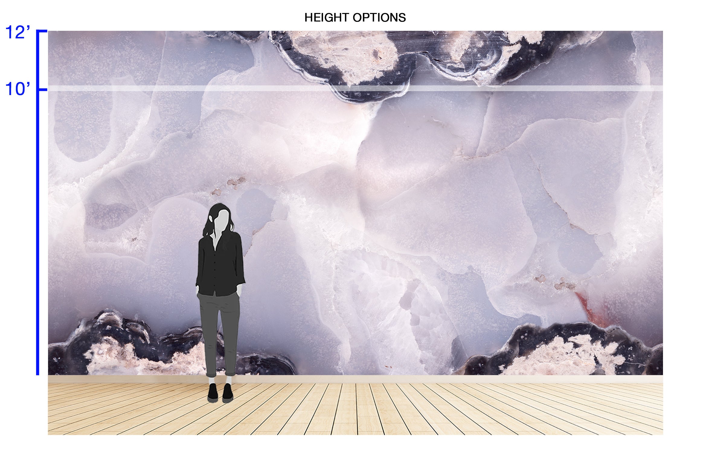 Image of Gamma in Blush - Quick Ship Mural