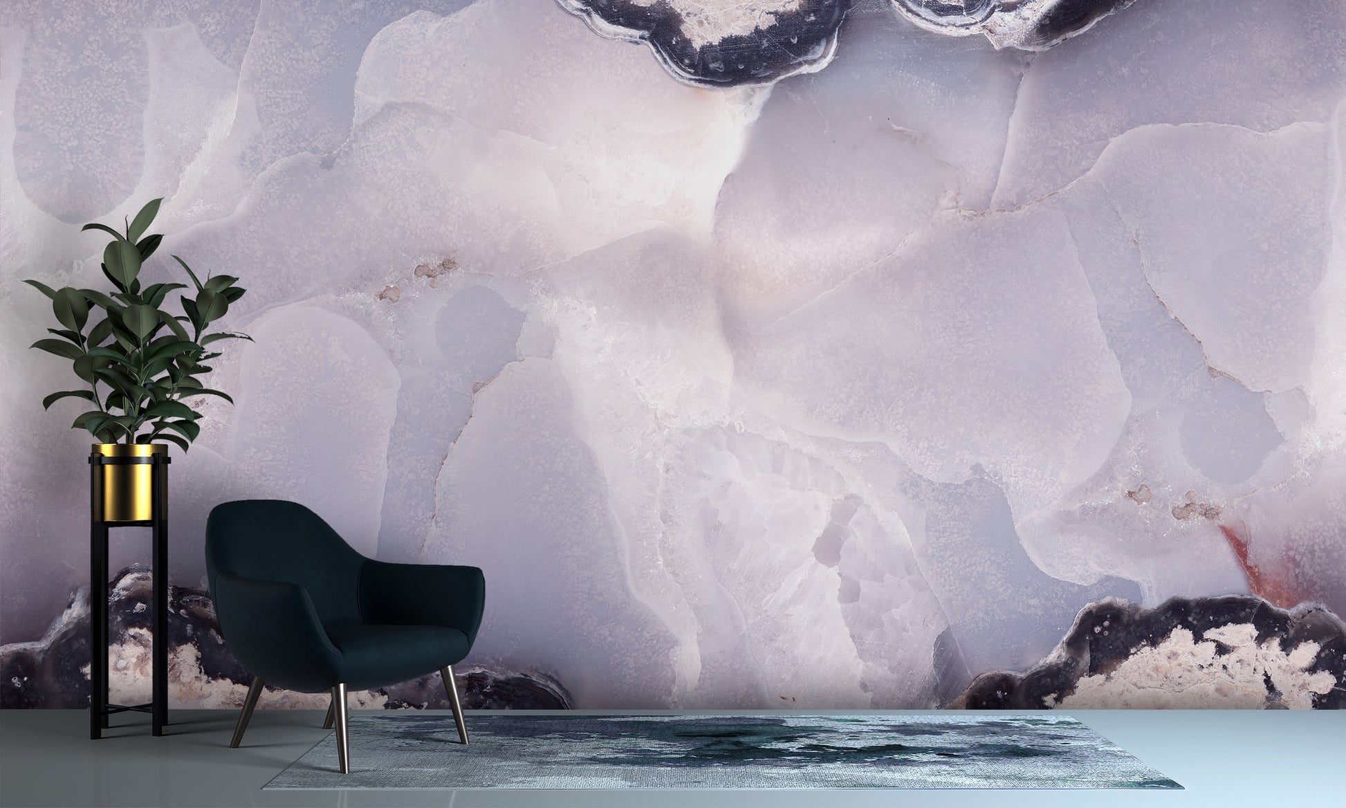 Gamma in Blush - Quick Ship Mural