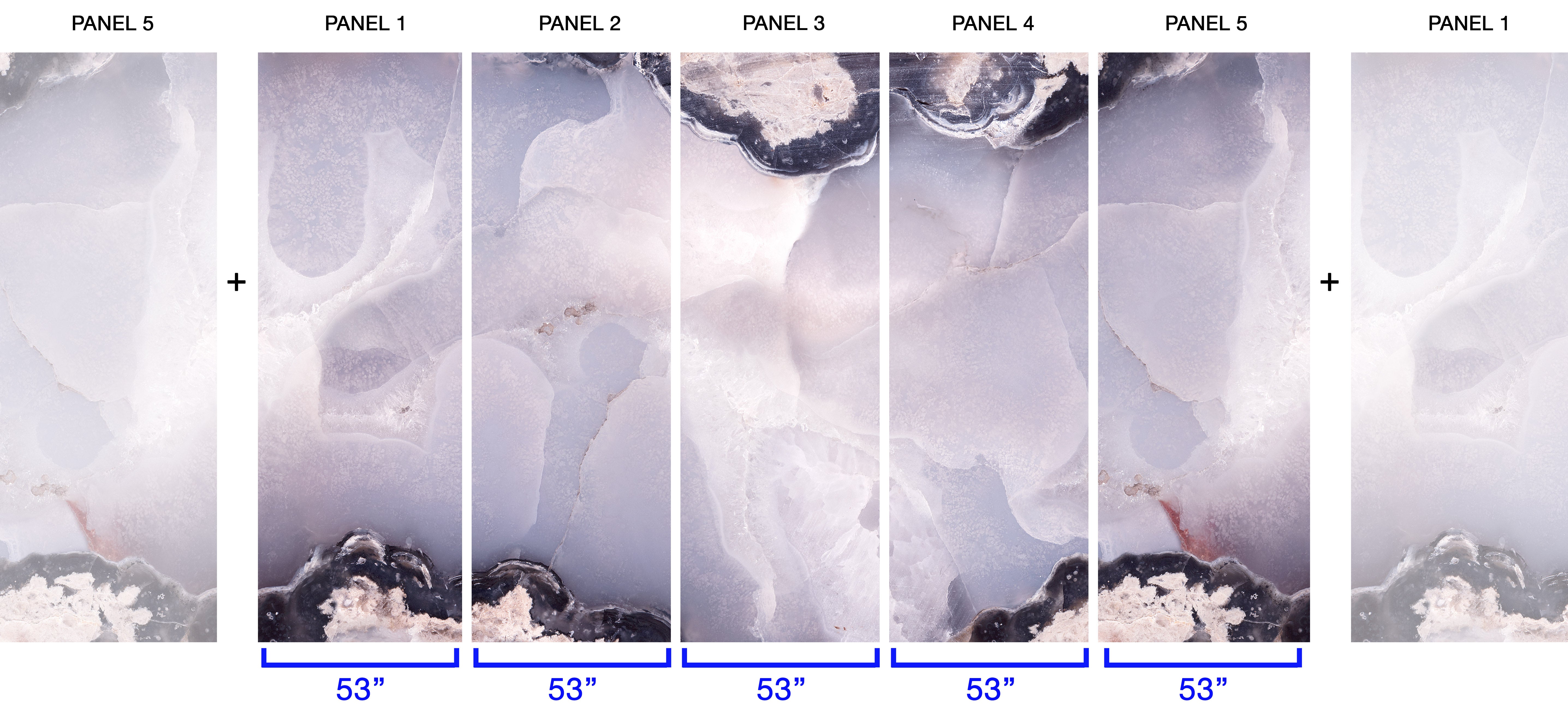 Image of Gamma in Blush - Quick Ship Mural