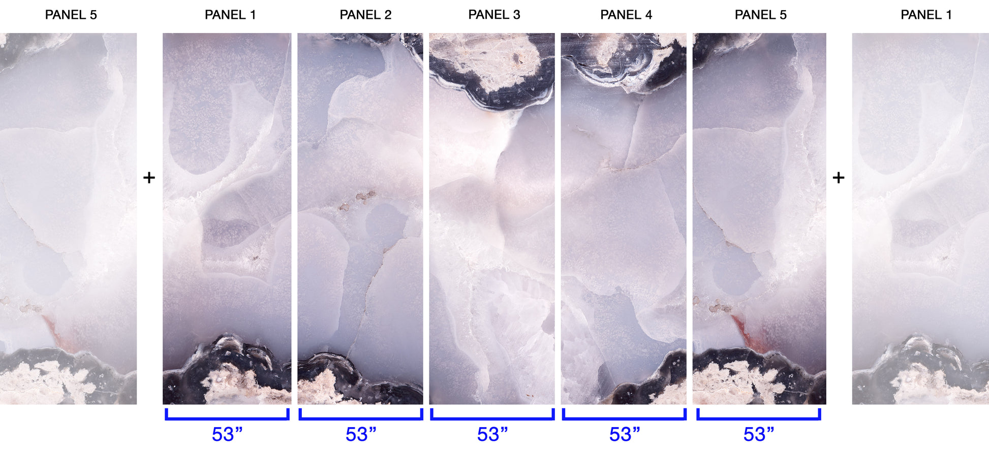 Gamma in Blush - Quick Ship Mural