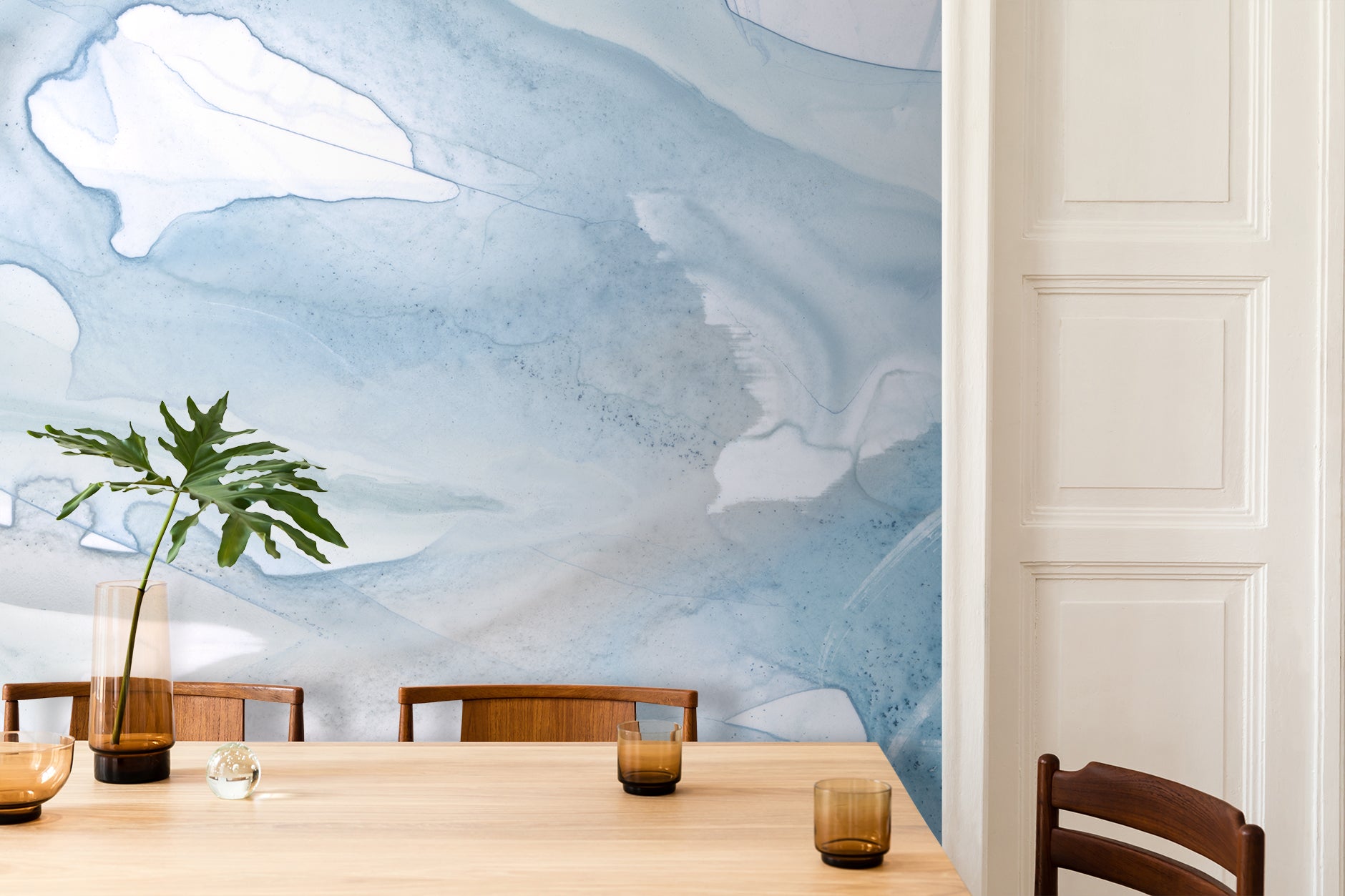 Glacier Blue Made to Measure Mural