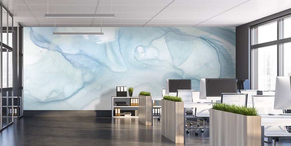 Glacier Blue Made to Measure Mural
