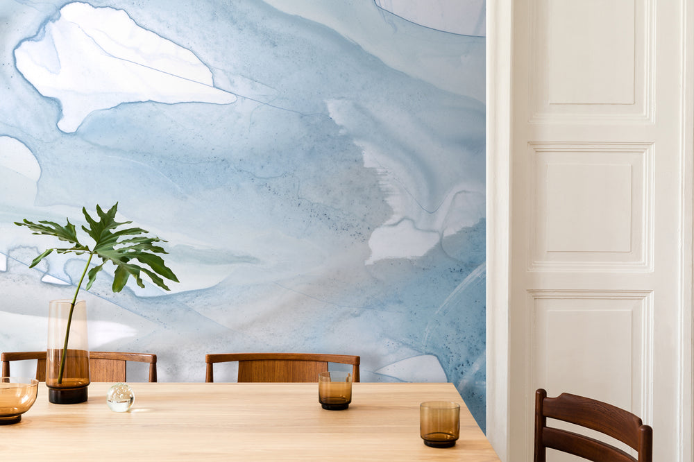 Glacier Blue Made to Measure Mural