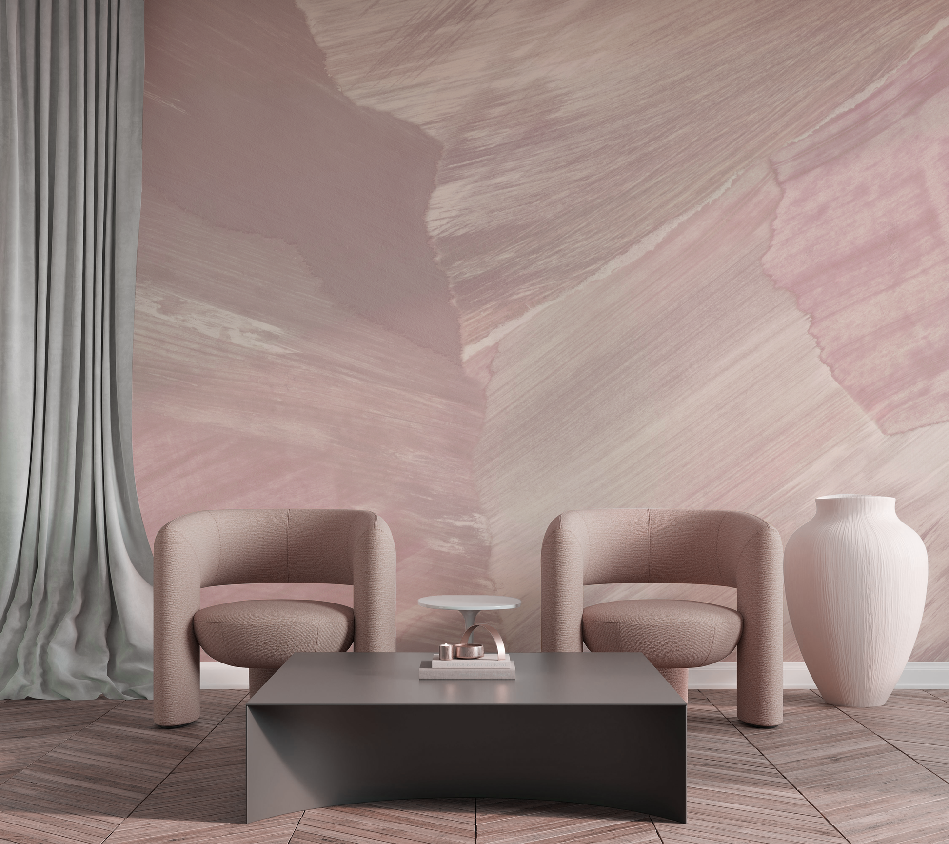 Granite Ridge in Bloom - Wallpaper Mural - Quick Ship