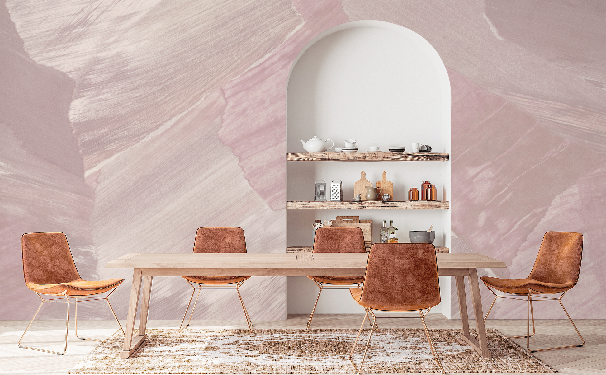 Granite Ridge in Bloom - Wallpaper Mural - Quick Ship