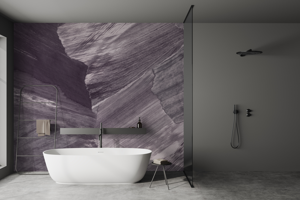 Granite Ridge in Orchid Mist - Wallpaper Mural - Quick Ship